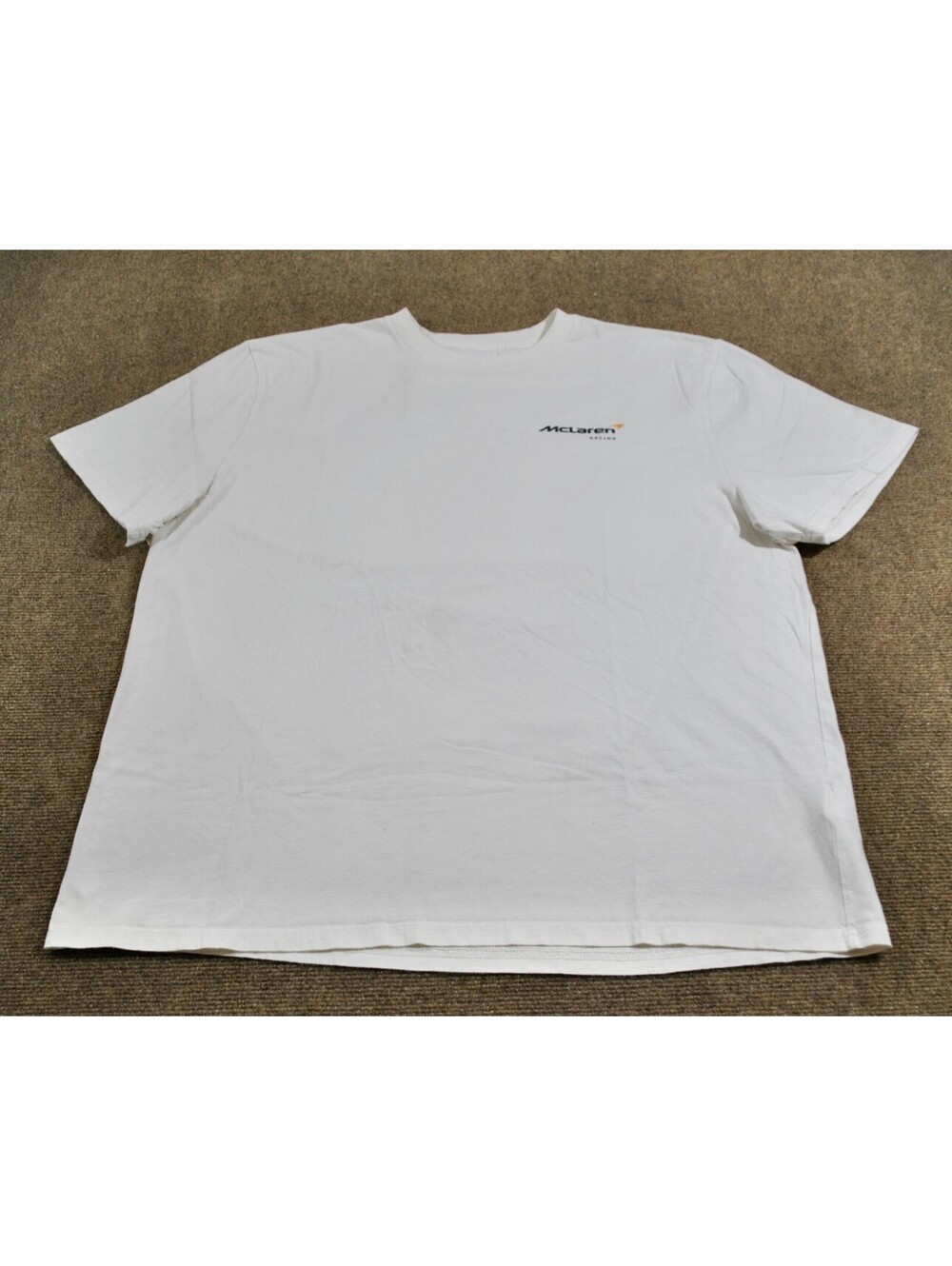 McLaren Formula 1 Team F1 Hollister Racing Race Beige Shirt Size 2X-Large